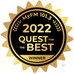MyFM 101.3 2022 Quest Best Winner badge