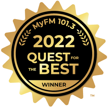 MyFM 101.3 2022 Quest Best Winner badge